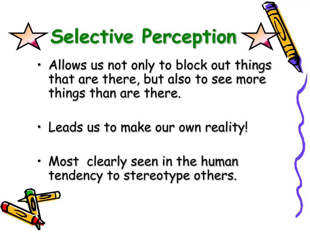 selective perception