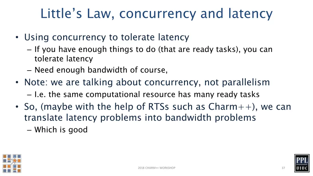 little s law concurrency and latency