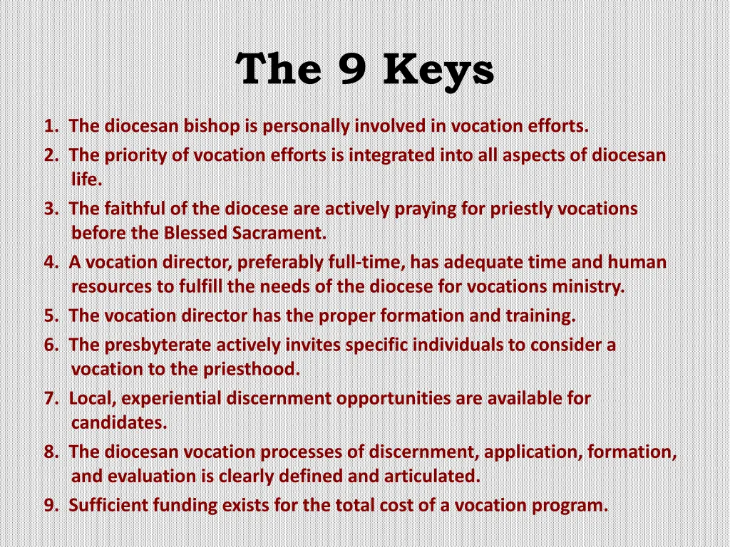 the 9 keys 1