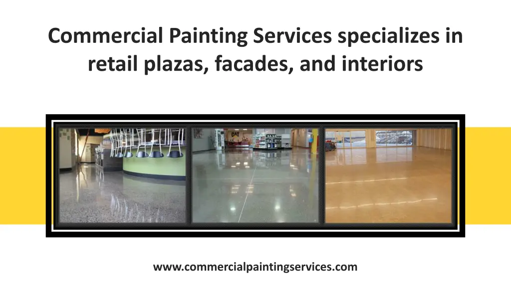 commercial painting services specializes