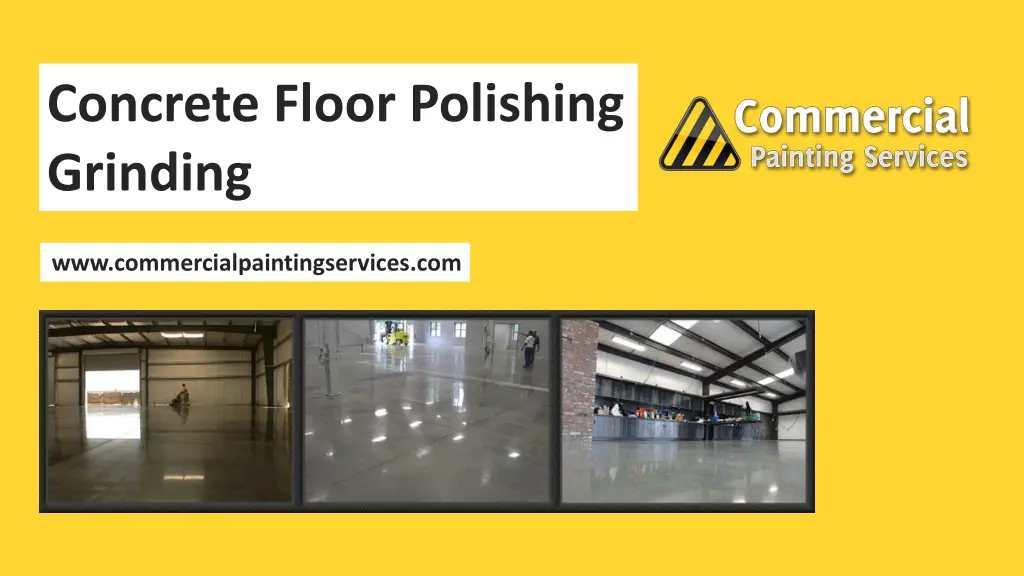 concrete floor polishing grinding