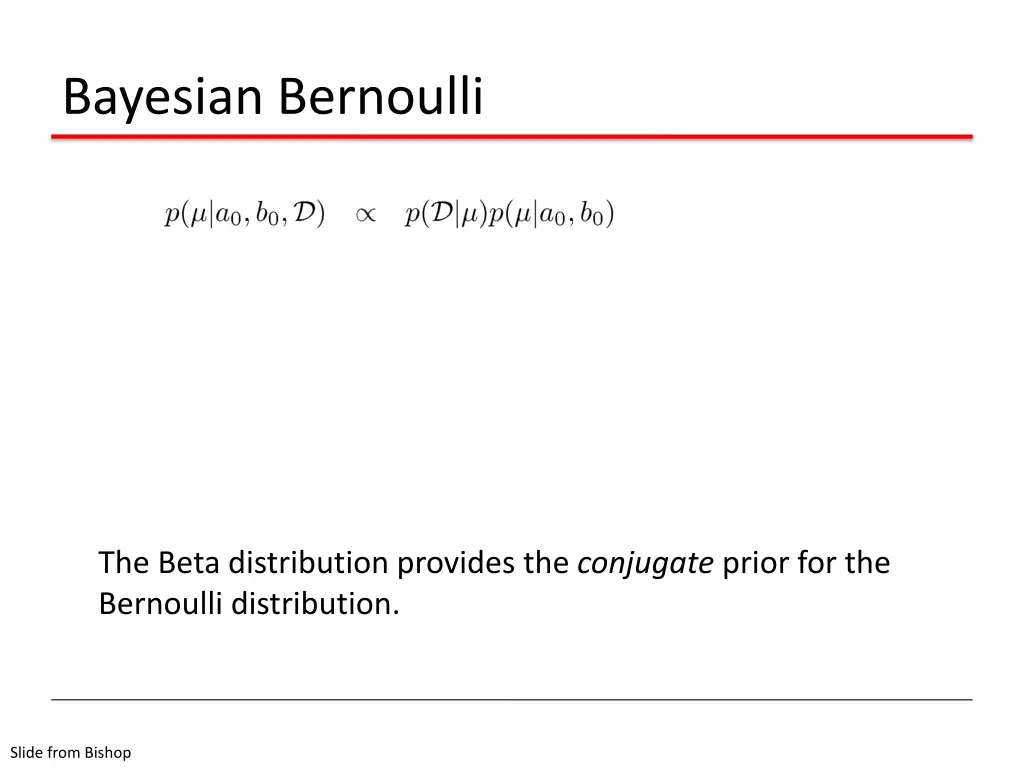 bayesian bernoulli