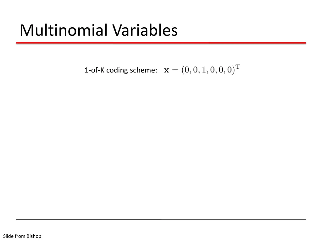 multinomial variables