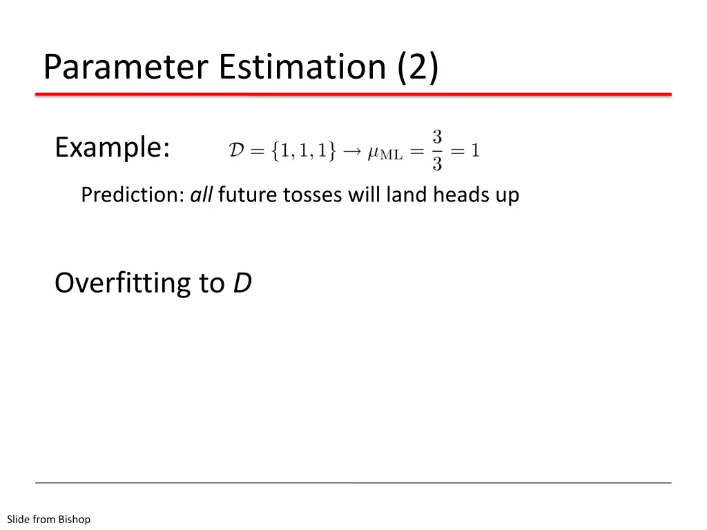 parameter estimation 2