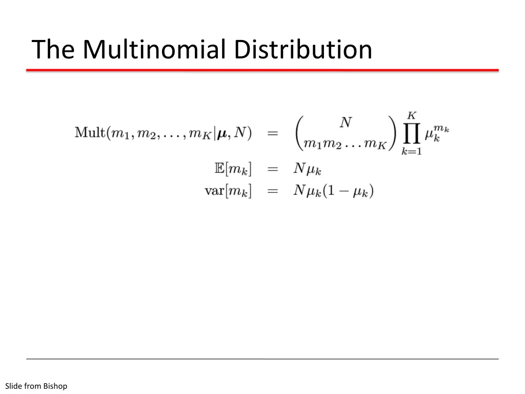 the multinomial distribution