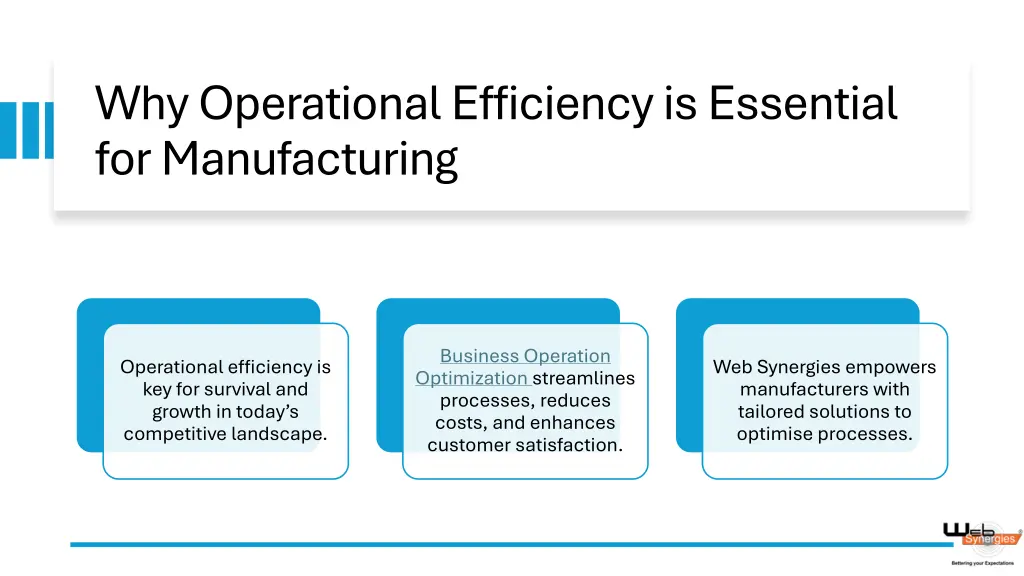 why operational efficiency is essential