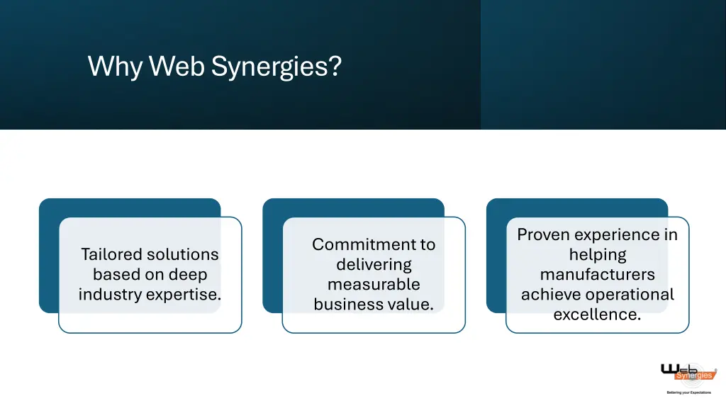 why web synergies