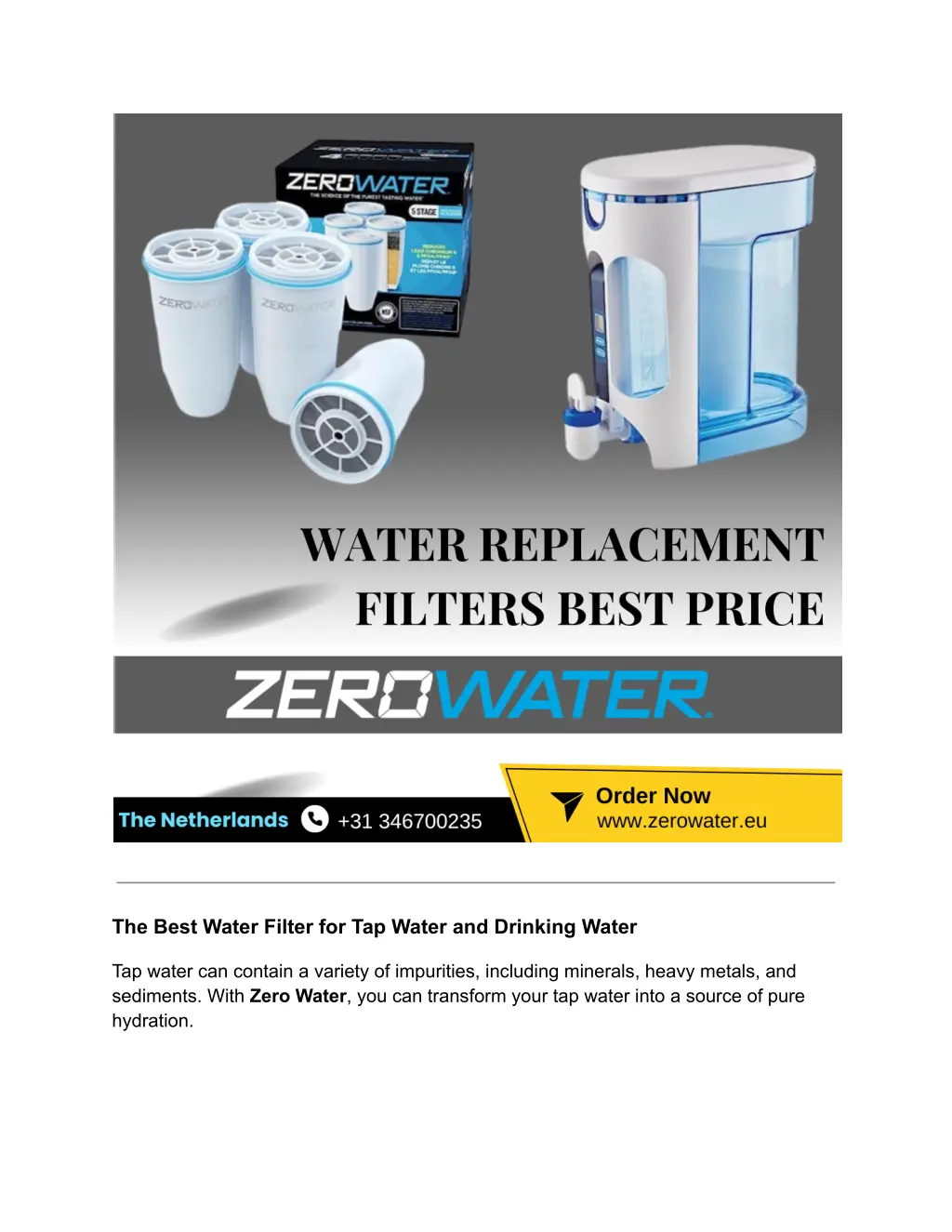 the best water filter for tap water and drinking