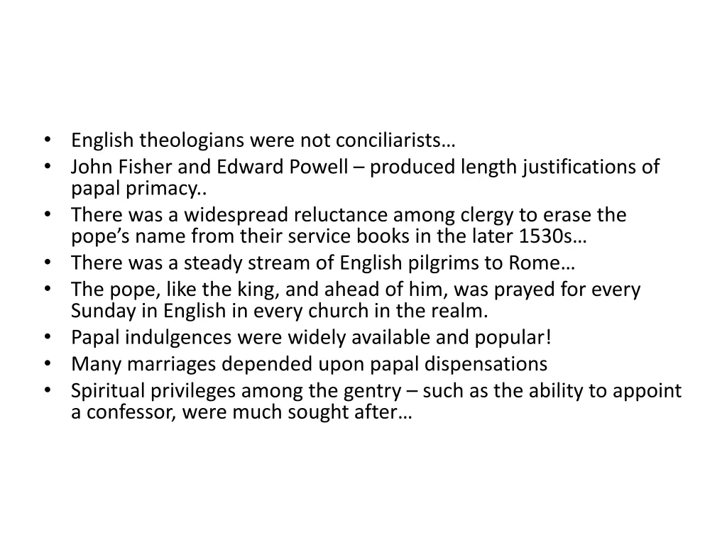 english theologians were not conciliarists john