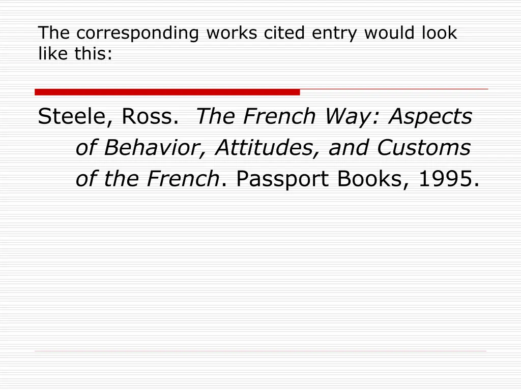 the corresponding works cited entry would look 3