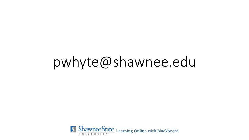 pwhyte@shawnee edu