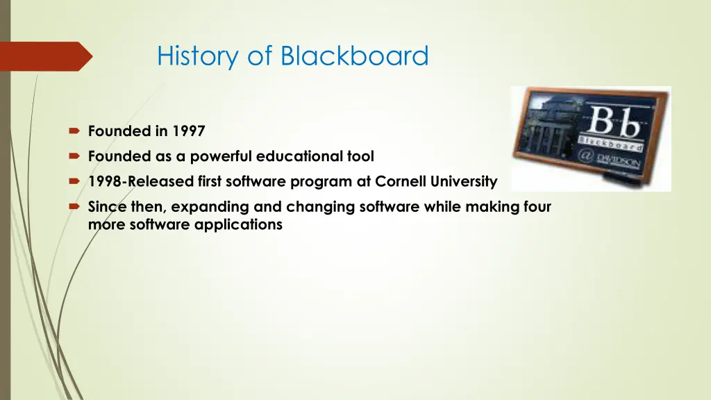 history of blackboard