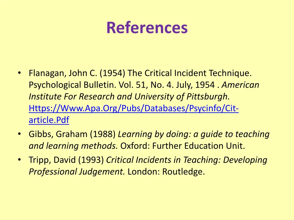 references