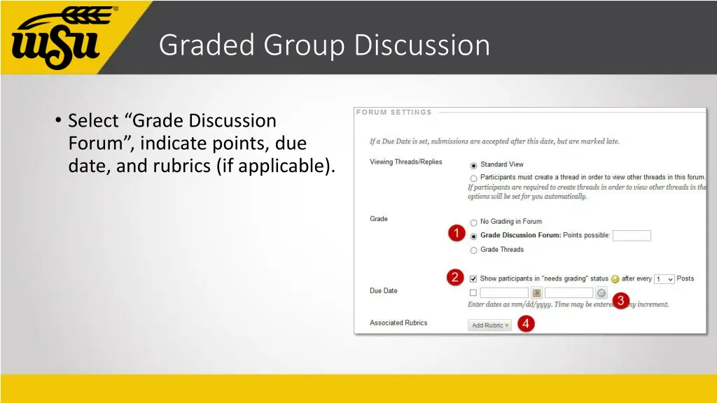 graded group discussion