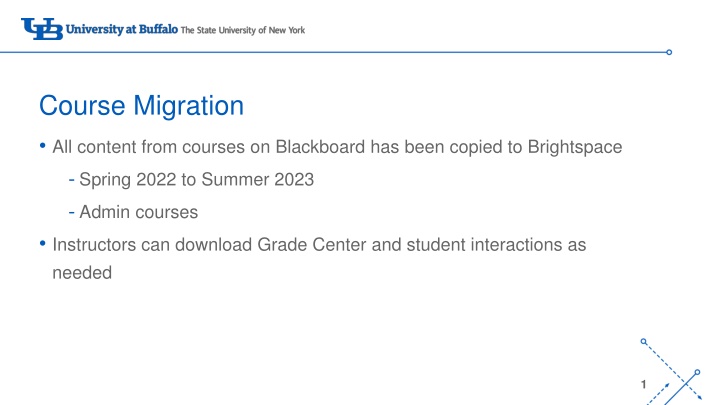 course migration