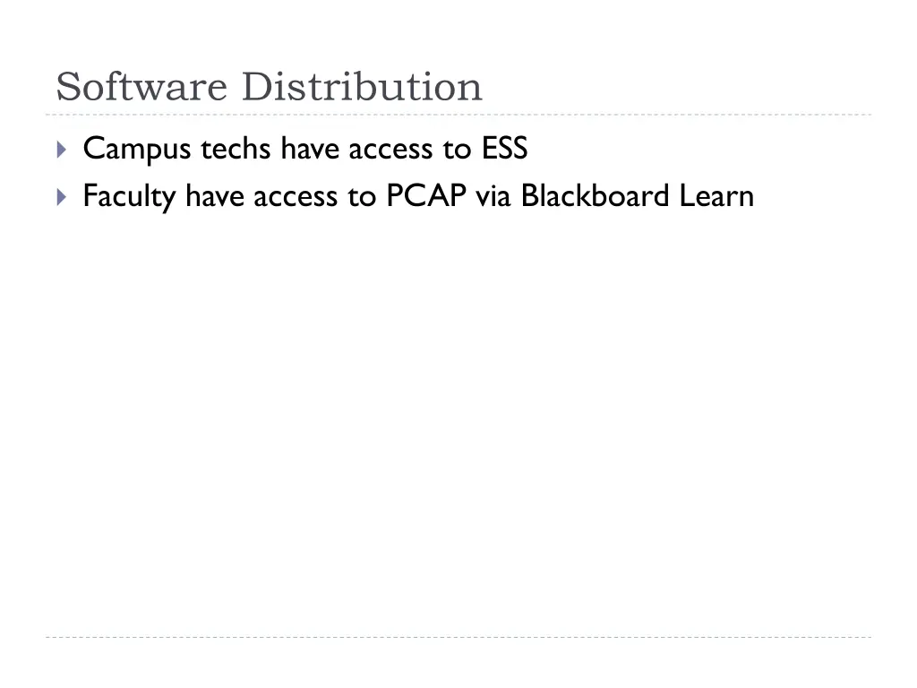 software distribution