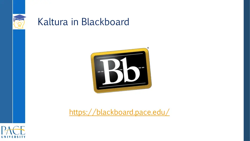 kaltura in blackboard