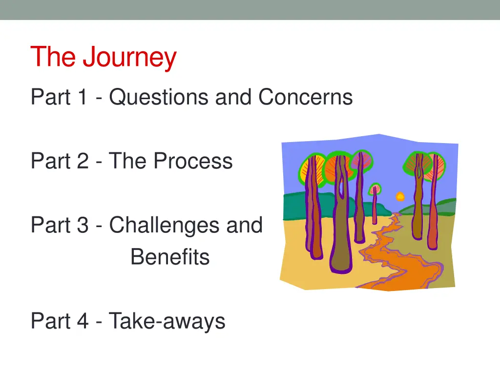 the journey part 1 questions and concerns