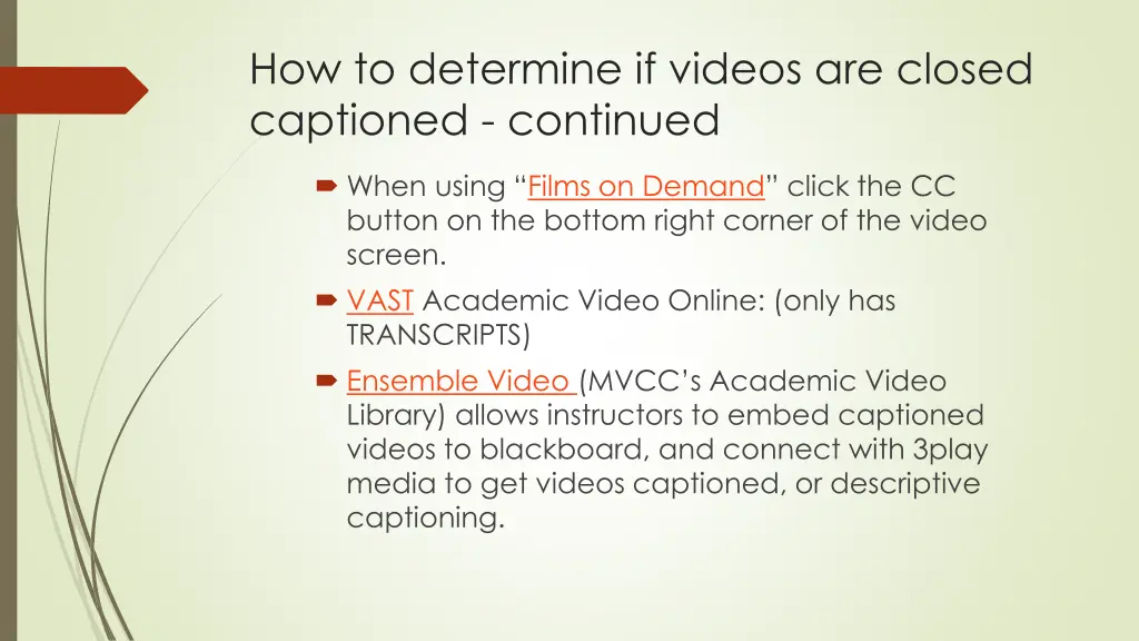 how to determine if videos are closed captioned 1