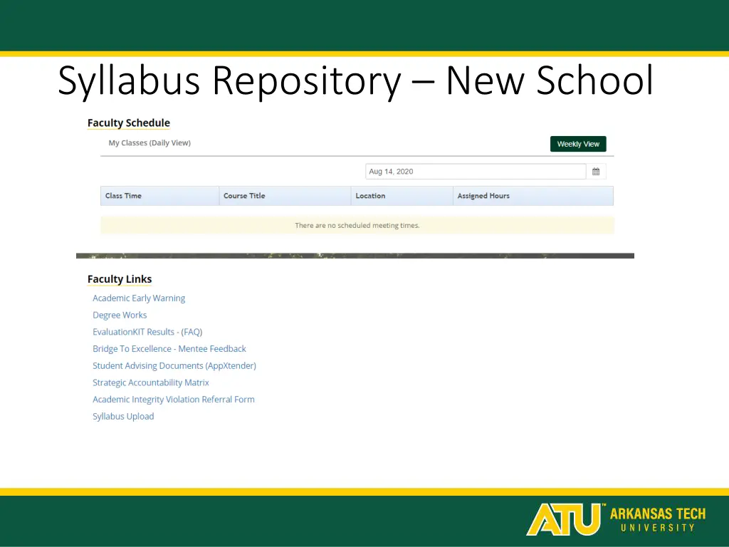 syllabus repository new school