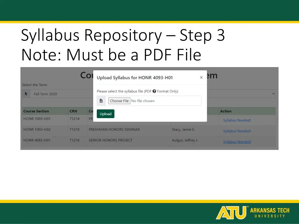syllabus repository step 3 note must be a pdf file
