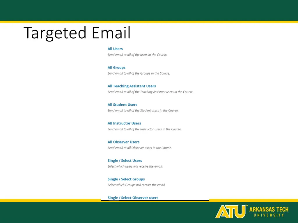 targeted email