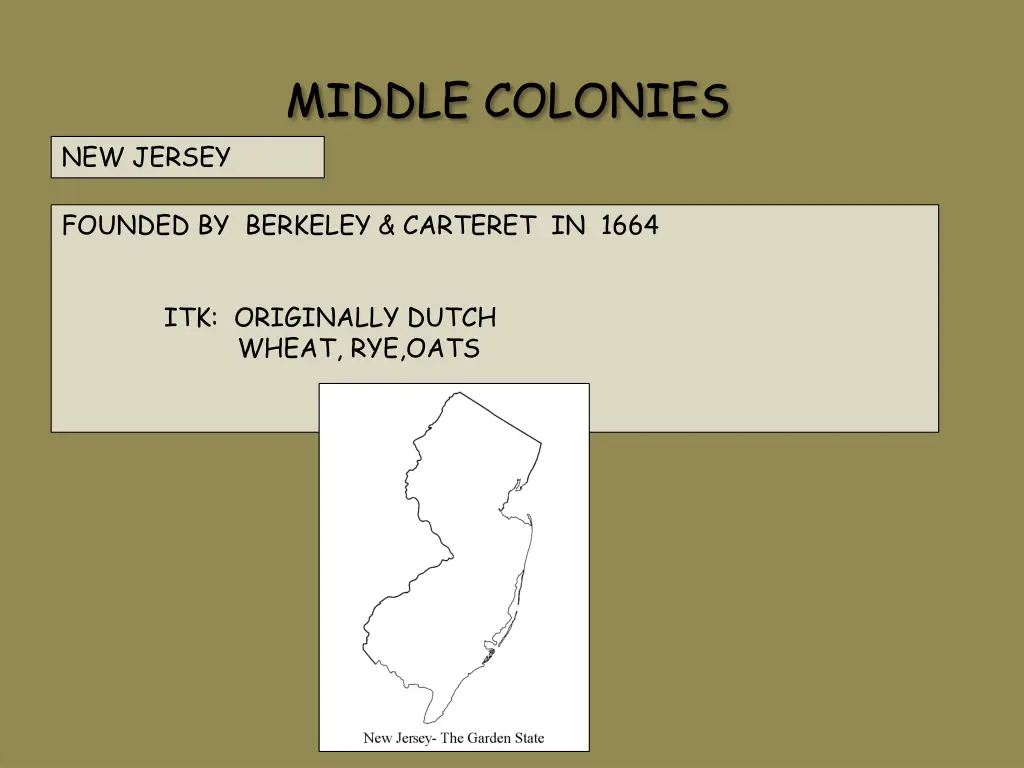 middle colonies 2