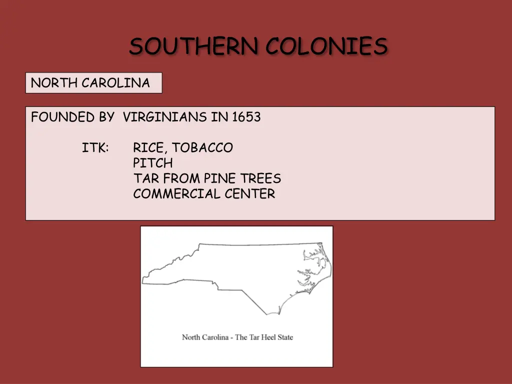 southern colonies 3