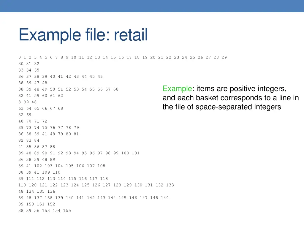 example file retail