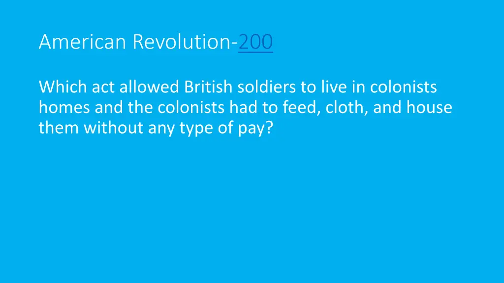 american revolution 200