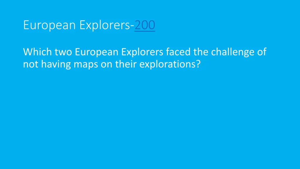 european explorers 200