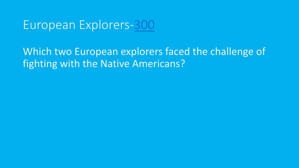 european explorers 300