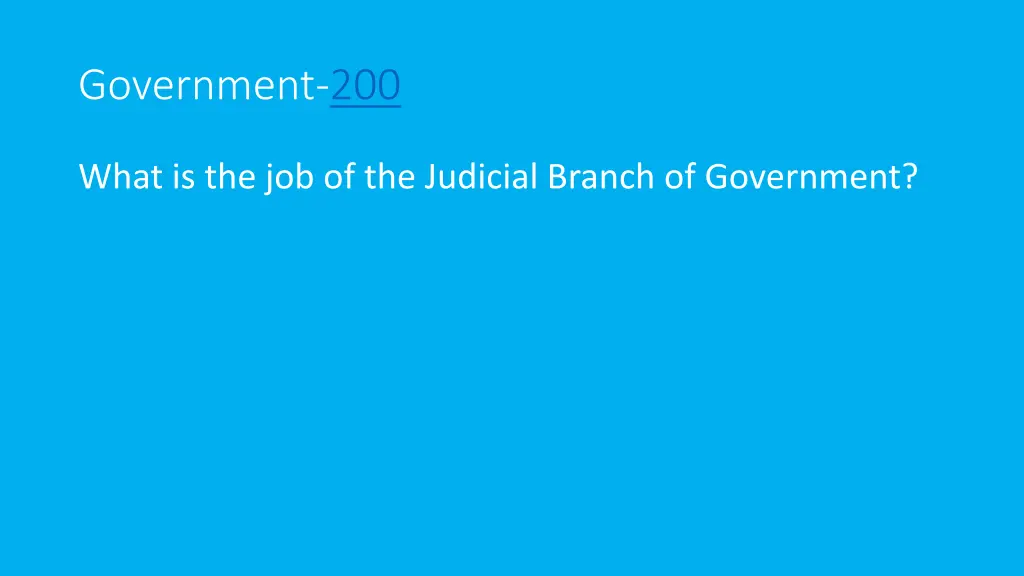 government 200