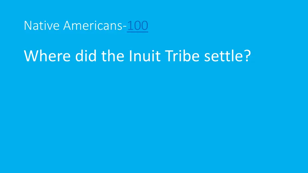 native americans 100