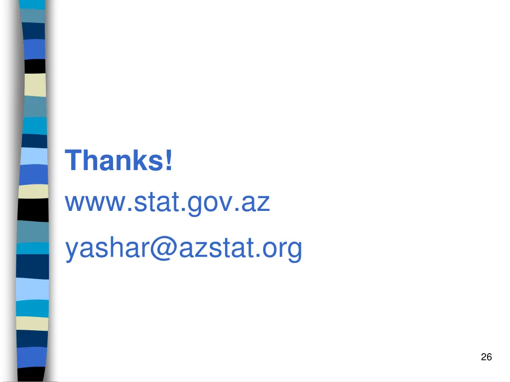 thanks www stat gov az yashar@azstat org