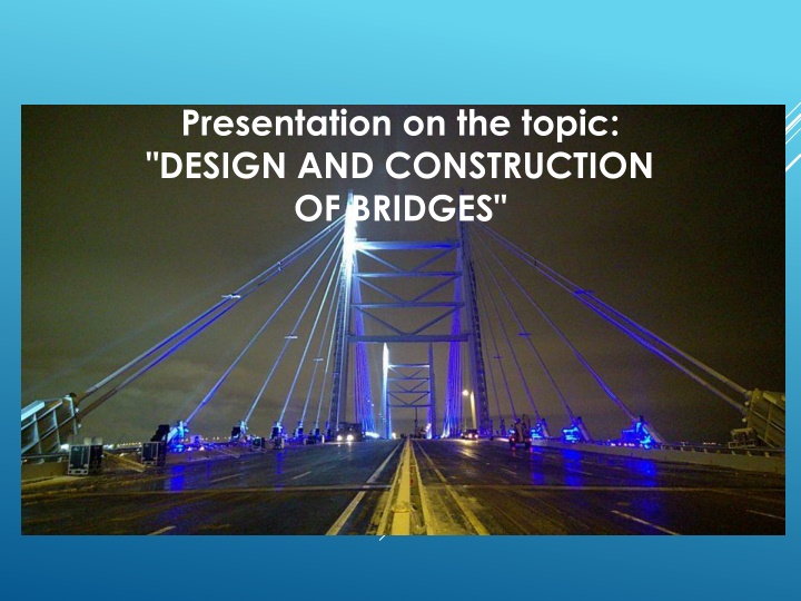 presentation on the topic design and construction