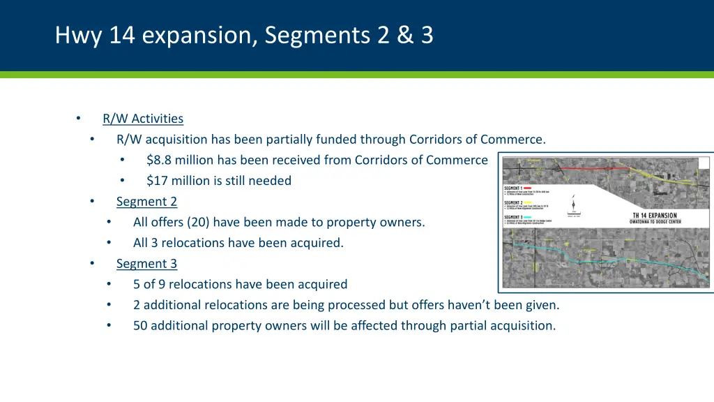 hwy 14 expansion segments 2 3