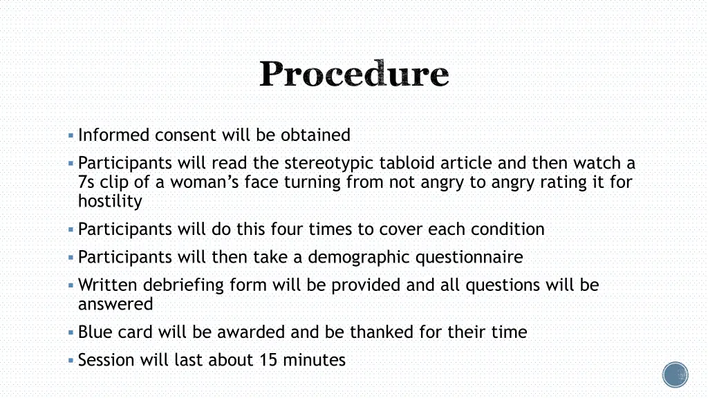 procedure