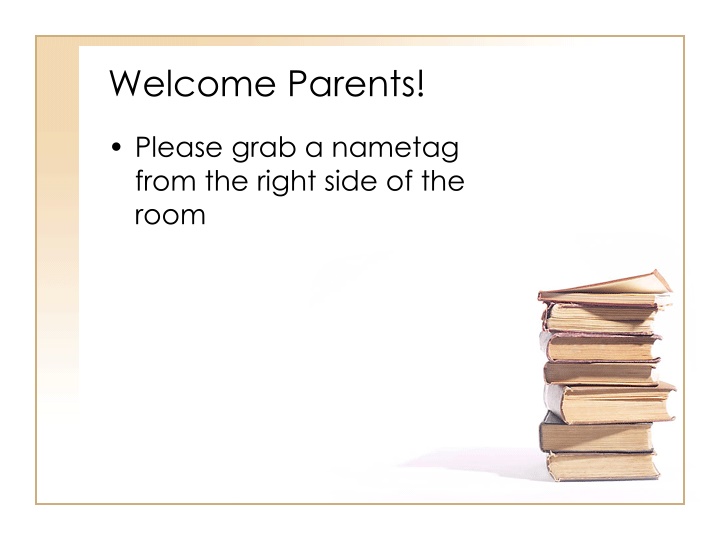 welcome parents