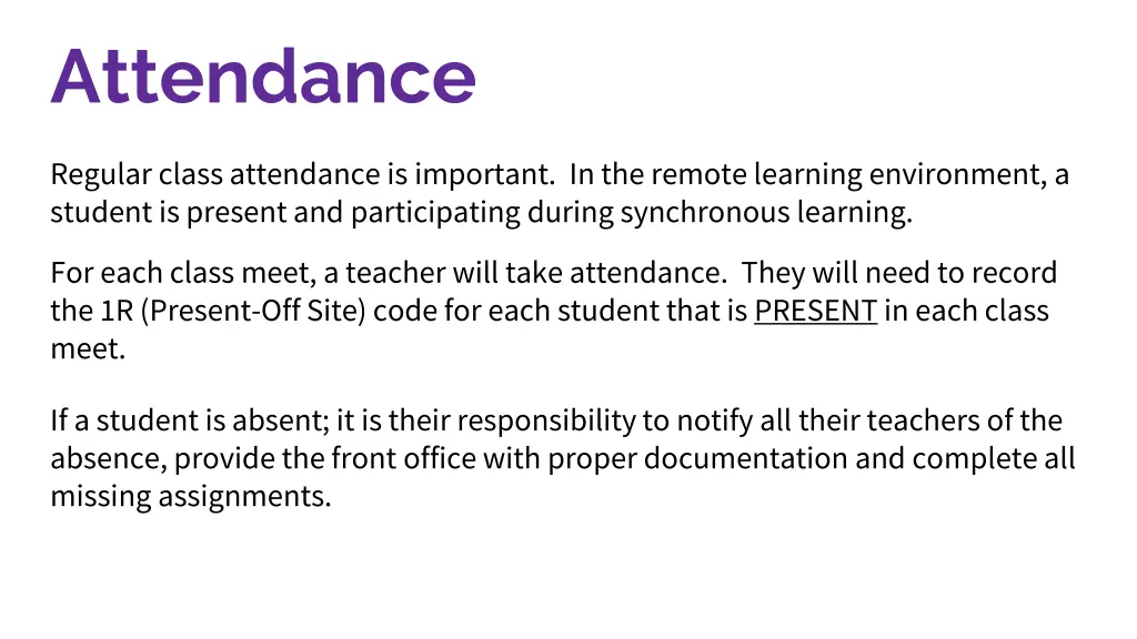 attendance 1