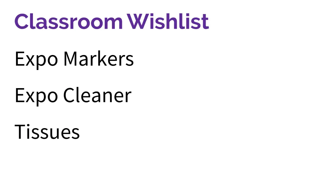 classroomwishlist