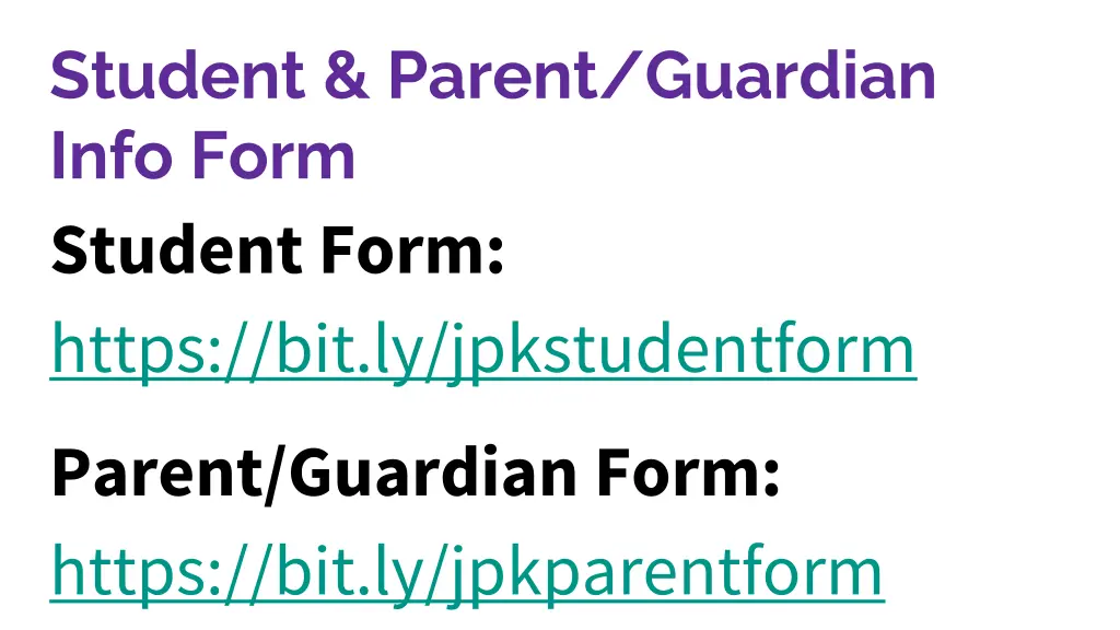 student parent guardian info form student form 1