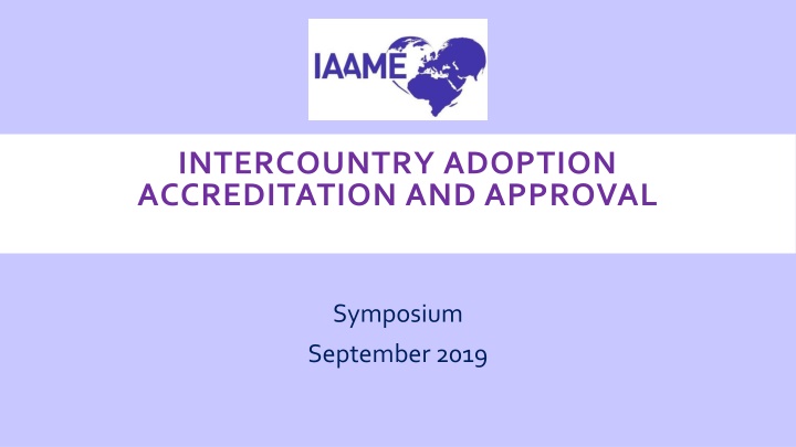 intercountry adoption accreditation and approval