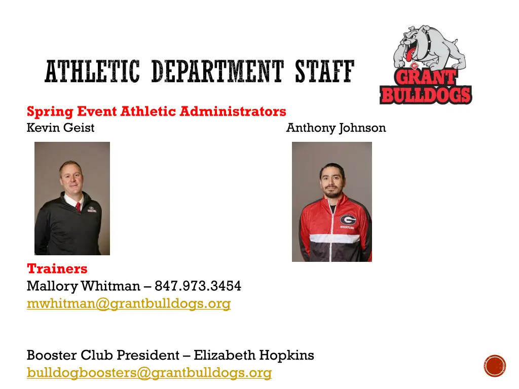 athletic department staff 1