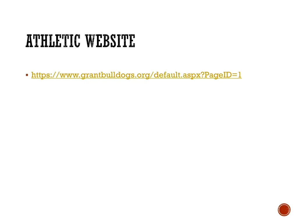 athletic website