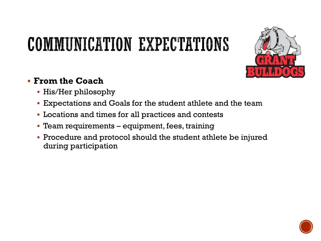 communication expectations