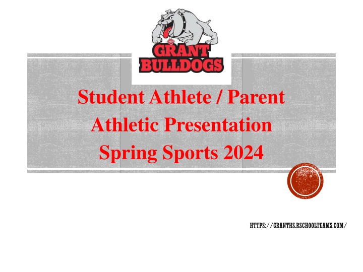 student athlete parent athletic presentation