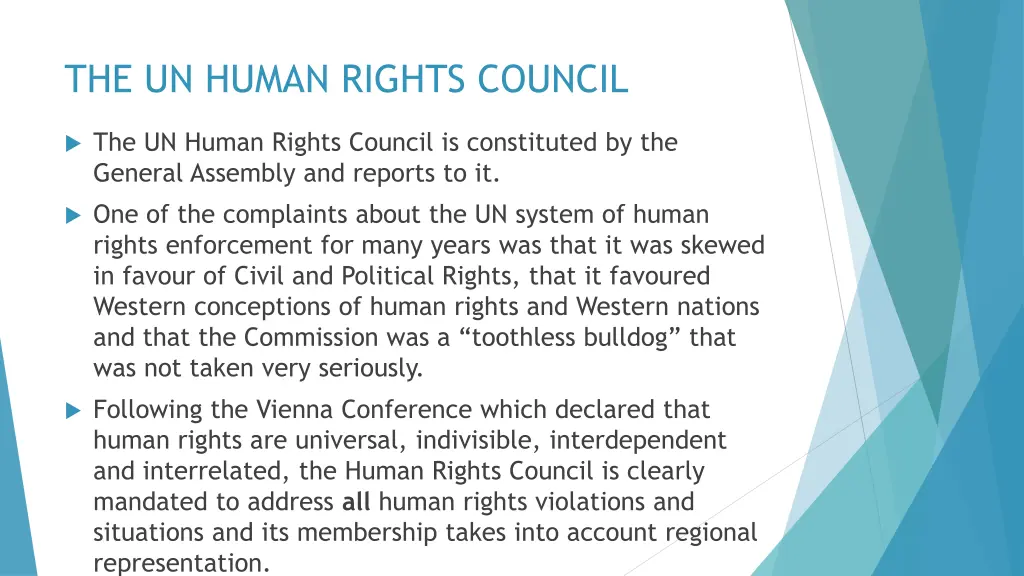 the un human rights council