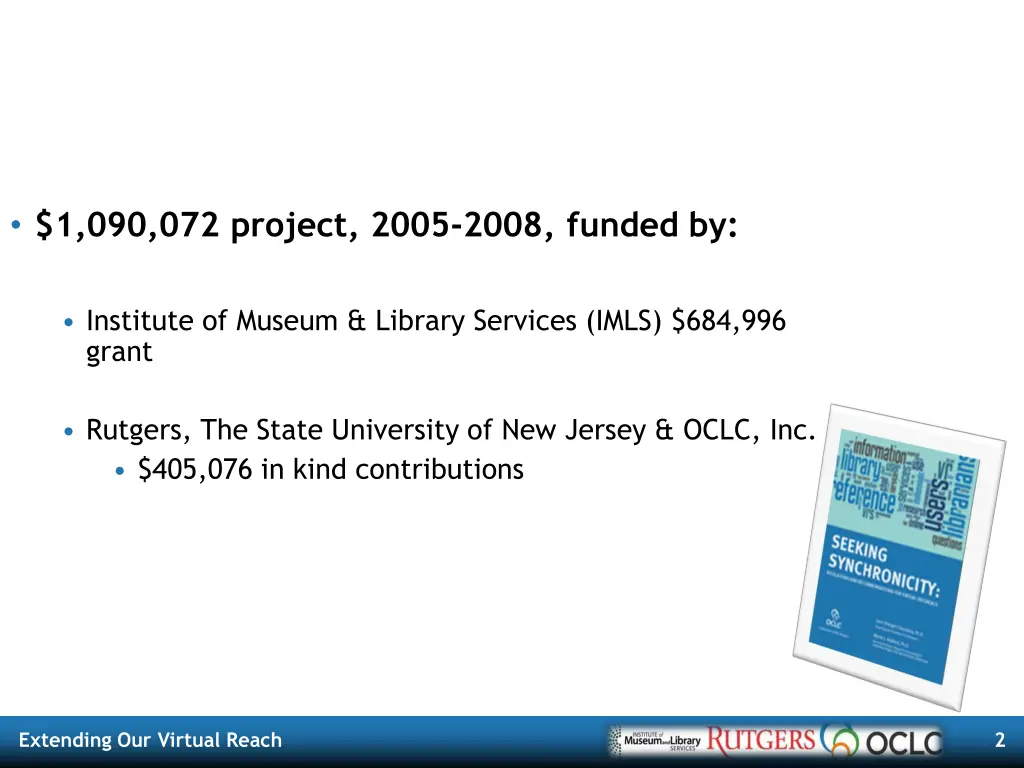 1 090 072 project 2005 2008 funded by