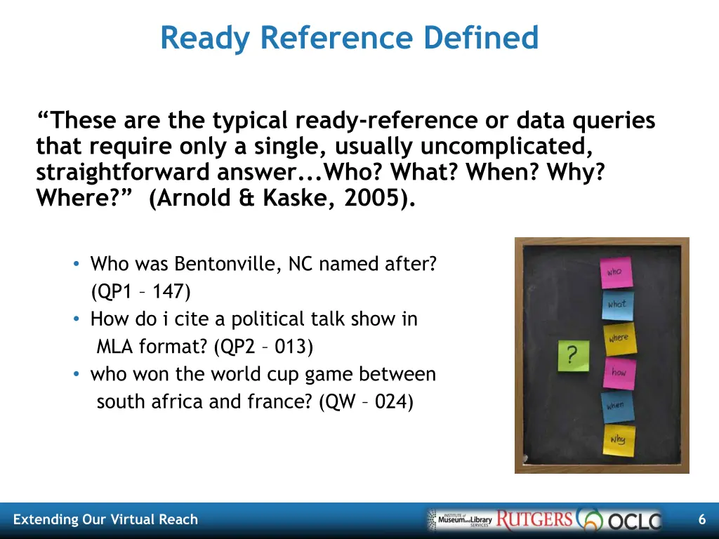 ready reference defined